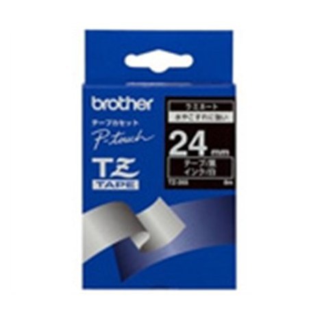 Brother | 355 | Laminated tape | Thermal | White on black | Roll (2.4 cm x 8 m) - 3